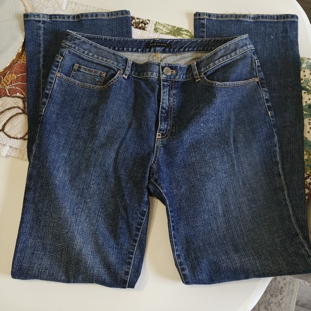 Elie Tahari Classic Blue Denim Women's Jeans straight leg